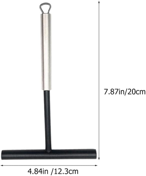 Hemoton 2pcs Crepe Spreader Nylon Pancake Batter Spreader Stainless Steel Dough Spreader Crepe Pan Maker Pancake Cooking Utensils for Home Restaurant by Hemoton
