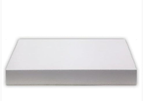 Oasis Supply Dummy Half Sheet Cake, 12" x 18" x 4", White