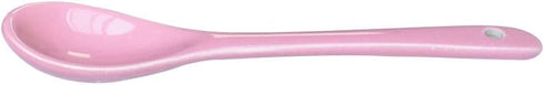 10 Pcs Pink Porcelain Egg Spoons, Ceramic Spoons 4.7 Inch for Coffee Dessert Yogurt Tea
