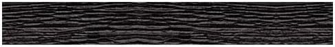 Premium Black Crepe Paper Streamer, 81 ft, 1 Pc, Perfect for Events