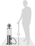 Godinger Gas Pump Skull Crossbones Fini Dispenser