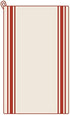 Aunt Martha's Vintage Dish Towels, 18-Inch by 28-Inch, Package of 3, Cotton, Red Striped