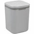 Recycled Tiny Desktop Trash Can, Car Waste Can, 0.5 Gallon, Gray