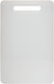 Fotouzy Plastic Utility Cutting Board with Handles, Food Safe PP Material, Large Size, Dishwasher Safe, White
