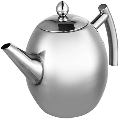 Tea Kettle, Magic Teapot, Glass Teapot with Infuser, Sturdy Flat Bottom Coffee Pot 1L