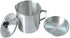 Bene Casa Fine Filter Aluminum Oil Strainer and Dispenser (1 Quart), Dishwasher Safe with Stay-tight Lid