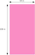 DecorRack 2 Pack Rectangular Tablecloths, 54 x 108 inch, Fuchsia Pink Plastic for Parties, Picnic, Camping