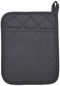 2 Neoprene Pot Holders, Charcoal Gray