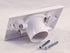 Pokin (2) Central Vacuum White Inlet Valves for Beam Central Vac - White Round Door