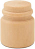 7/8 inch, Pack 100 Unfinished Wood Jar of Dollhouse Miniatures, Decorative Mini Honey Jar or Wooden Mason Jars