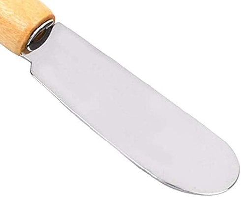 20-Pack Stainless Steel Butter Spreader Knives Set, 4-inch Wood Handle for Sandwich Cream Cheese