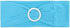 Tvoip 10-Pack Lake Blue Stretch Chair Covers with Sashes