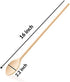 Mr.Woodware 16 Inch Wooden Spoons for Cooking, Set of 3 Long Handle Oval Utensils for Mixing and Stirring
