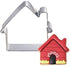 3.5 Inch House Biscuit Cookie Cutter, Stainless Steel
