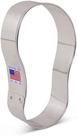 Flip Flop Summer Beach Cookie Cutter, 4.25" Made in USA by Ann Clark