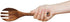 Wooden Salad Server Set of 2, 10-Inch Acacia Stirring Spoon Utensils for Serving Salad