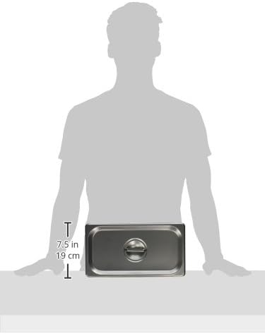 Winco 1/3 Size Solid Pan Cover