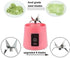 WROZZO Mini Personal Blender, 1000W Powerful Motor, 800ml Cup, 6 Stainless Blades, USB Charging, Portable for Shakes,