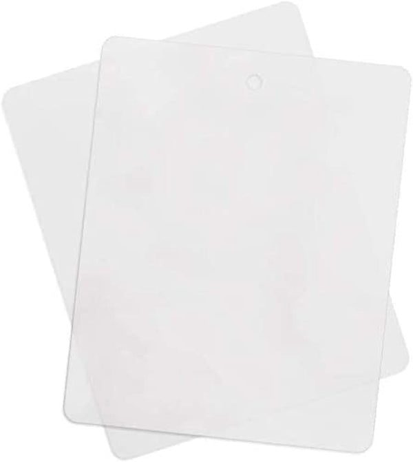 Thin Clear Flexible Plastic Cutting Board Chopping Mat, 12" x 15" (4 Pack)