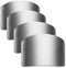 Finger Guards for Cutting, 4 Pcs Stainless Steel Finger Protector for Chopping and Slicing in Kitchens