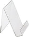 Book Easel 8.5 by 11 Slant Back with Lip Paper Stand, Clear Tablet Holder, Thick Acrylic Stand Open Ended Portrait Sized Literature Display for Home, Office, Business, School (1)