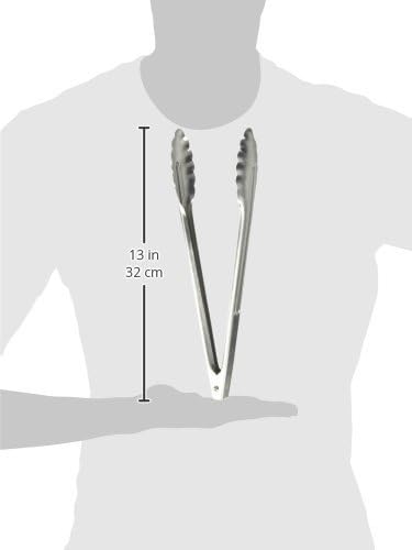 Winco Stainless Steel Coiled Spring Utility Tong, Heavyweight, 12-Inch, Medium