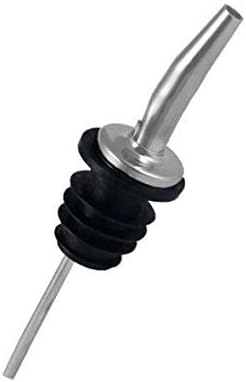 Perfect Pour 12 285-50 Olive Oil Liquor Wine Free Flow Bottle Pourer Dispenser Spouts Stainless Steel a