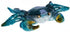 8-inch Beachcombers Gloss Blue Crab Length Resin, Figurine