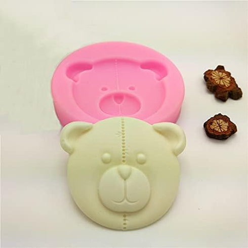 JQS Bear Shape Silicone Mold - Fondant Molds Cake Decorating Tools for Sugar Craft Kitchen Baking and Chocolate Mould