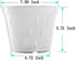 YIKUSH 7 Inch Clear Plastic Orchid Pots, 5 Pack with Holes for Indoor and Outdoor Plant Use