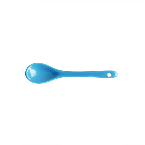 Albedel 10 4.7 inch Light Blue pcs Porcelain Egg Spoons Ceramic Spoons Coffee Dessert Yogurt Tea Milky Tea