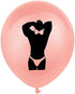 40Pcs Rose Gold Bachelorette Party Balloons, Bridal Shower Decorations, Hen Party Supplies Kit