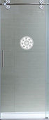 Double-Sided Glass Door Decals – Safety Stickers to Prevent Accidental Collisions (Set of 2) (Clear Mandala)