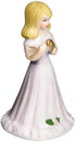 Enesco Growing Up Girls “Blonde Age 9” Porcelain Figurine, 5”