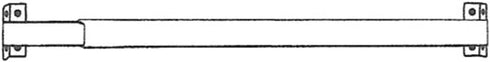 Graber Flat Lock-Seam Sash Rod, 6 to 11-Inch Adjustable Width, White
