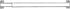 Graber Flat Lock-Seam Sash Rod, 6 to 11-Inch Adjustable Width, White