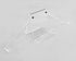 Clear Fan Display Stand Holder Easel for Collector Antique Folding Hand Fans (Large)