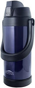 Aquatix 68 Ounce Double Wall Insulated Stainless Steel Sport Thermos Bottle, Midnight Blue