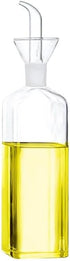 Olive Oil Dispenser Bottle, Glass Oil Bottle for Kitchen or BBQ, 17oz Vinaigrette Oil Cruet
