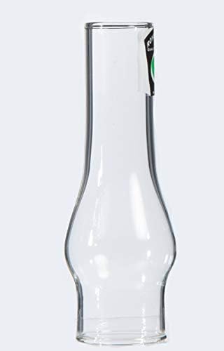 B&P Lamp TINY Clear Glass Chimney, 1 1/4 Inch Base by 4 1/2 Inch Tall for Miniature Oil Lamps