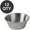 Set of 12 Stainless Steel Sauce and Condiment Cups