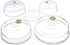 5 Piece Ventilated Microwave Covers, Adjustable Steam Vents, BPA Free Mixed Sizes for Large & Small Food Plates