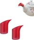 2pcs Teapot Coffeepot Spout Cover Sleeve, Leak-proof Silicone Spout Pourer for Drip-proof Use