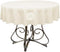 KS Linens Polyester Round Tablecloth, 72" (Ivory)