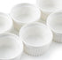Nuwave Ceramic Ramekins 8 oz, Set of 6, Elegant Style for Baking Souffles, Custards, Puddings, 4.3” Wide & 2” Tall,