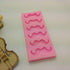 Cute 6 Cavities Funny DIY 3D Mustache Beard Silicone Mold for Fondant, Chocolate, Candy, Cake Decor