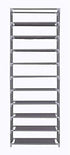 GREEF 10 30 Closet, Tier Pairs Shoe Rack with Dustproof Cover Large Shoe Storage Organizer Cabinet for Bedroom