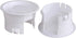Glass Water Pitcher Lids - Food Grade Plastic Anti-Dust Stoppers for Water Jug, 2 Pieces (White)