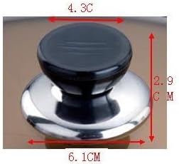 Universal Kitchen Replacement Cookware Pot Bakelite Grip Lid Cover Knob, 1.6"