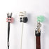 Silicone Toothbrush Holders - 6Pcs Razor Hooks, Adhesive Wall Mounted for Hanging Towel Key Plug Cable, Pink